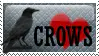 love crows stamp